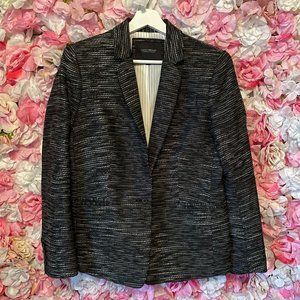 Lucky Brand Black & White Blazer Sz 6